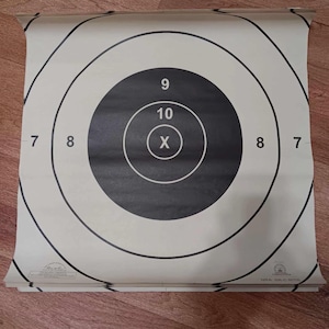 Vintage NRA Target lot of 25 Targets for Shooting Competition Targets for Shooting Range Targets - Vintage Rifle Targets for Practice.