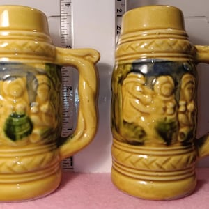 Vintage Beer Stein Salt and Pepper Shakers