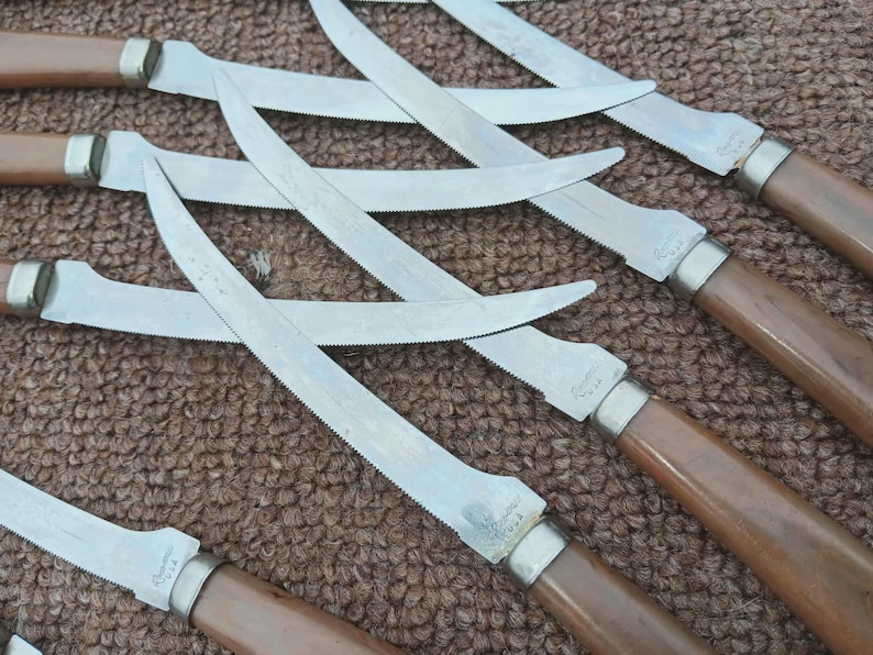 Vintage Rena-Ware Tomato Knife Set of 10 Vintage Rena-Ware Knives ' MCM Rena-Ware Tomato Knives Set of 10
