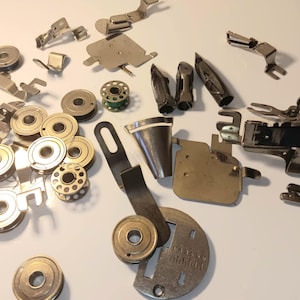 Singer Shuttle Bobbin by Singer Bullet Shuttle Bobbin Lot of Singer Sewing Machine Parts for Singer Sewing Machine Shuttle Bobbins by Singer