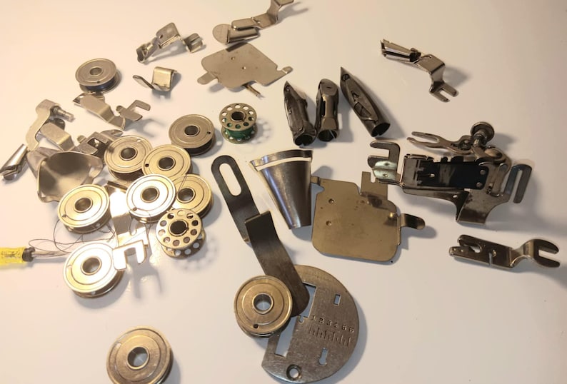 Singer Shuttle Bobbin by Singer Bullet Shuttle Bobbin Lot of Singer Sewing Machine Parts for Singer Sewing Machine Shuttle Bobbins by Singer