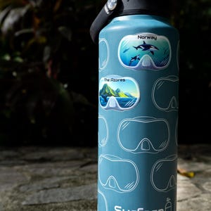 PRE-SALE** The Surface Tank - Dive Water Bottle – Stainless Steel Travel Flask for Scuba Divers + Sticker Collection - Arrive by September