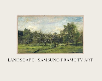 Vintage Landscape Samsung Frame TV Art | Rustic Countryside (Digital Download)