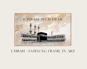 Umrah Mubarak Kaaba Art | Samsung Frame TV, Islamic Home Decor (Digital Download)