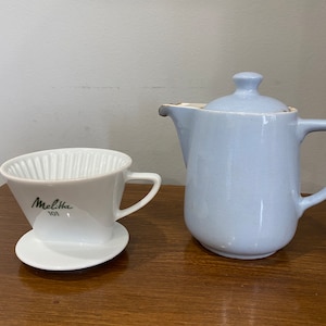 1960s Melitta Dripper Sky Blue Pour Over