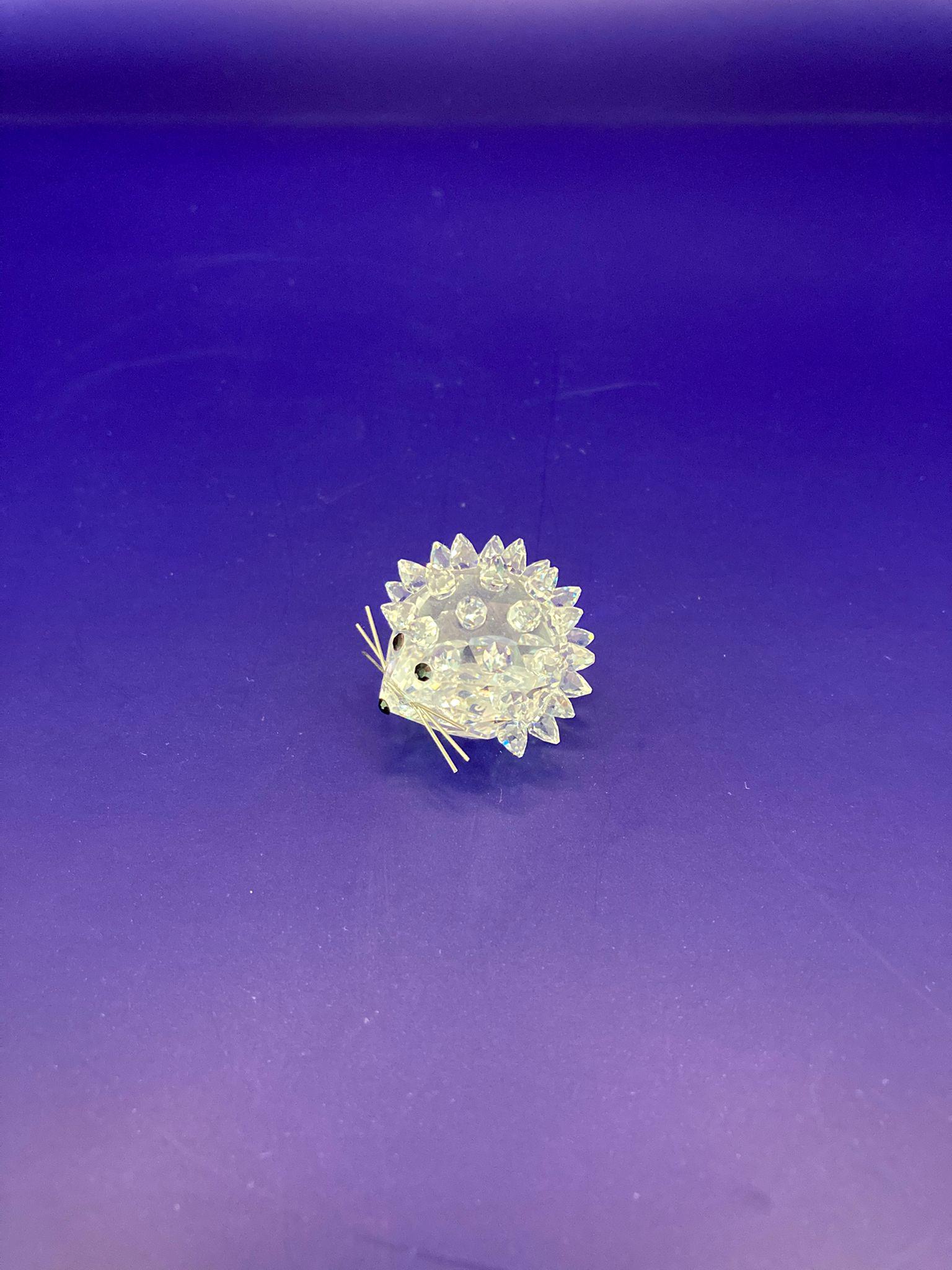 Swarovski Mini Crystal Porcupine/hedgehog With Metal Whiskers - Etsy