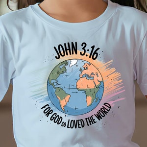 Christian Shirt Kids Faith Shirt for Christian Children, Faith Based Tshirt for Girls, Bible Verse T Shirt for Boys, Soft T-shirt for Church