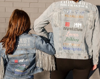 Veste en jean personnalisée Eras Tour