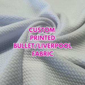 CUSTOM PRINT FABRIC made from your own digital design - Print your own 1 yard or less of fabric - Diy bullet fabric - Diy hairbow fabric