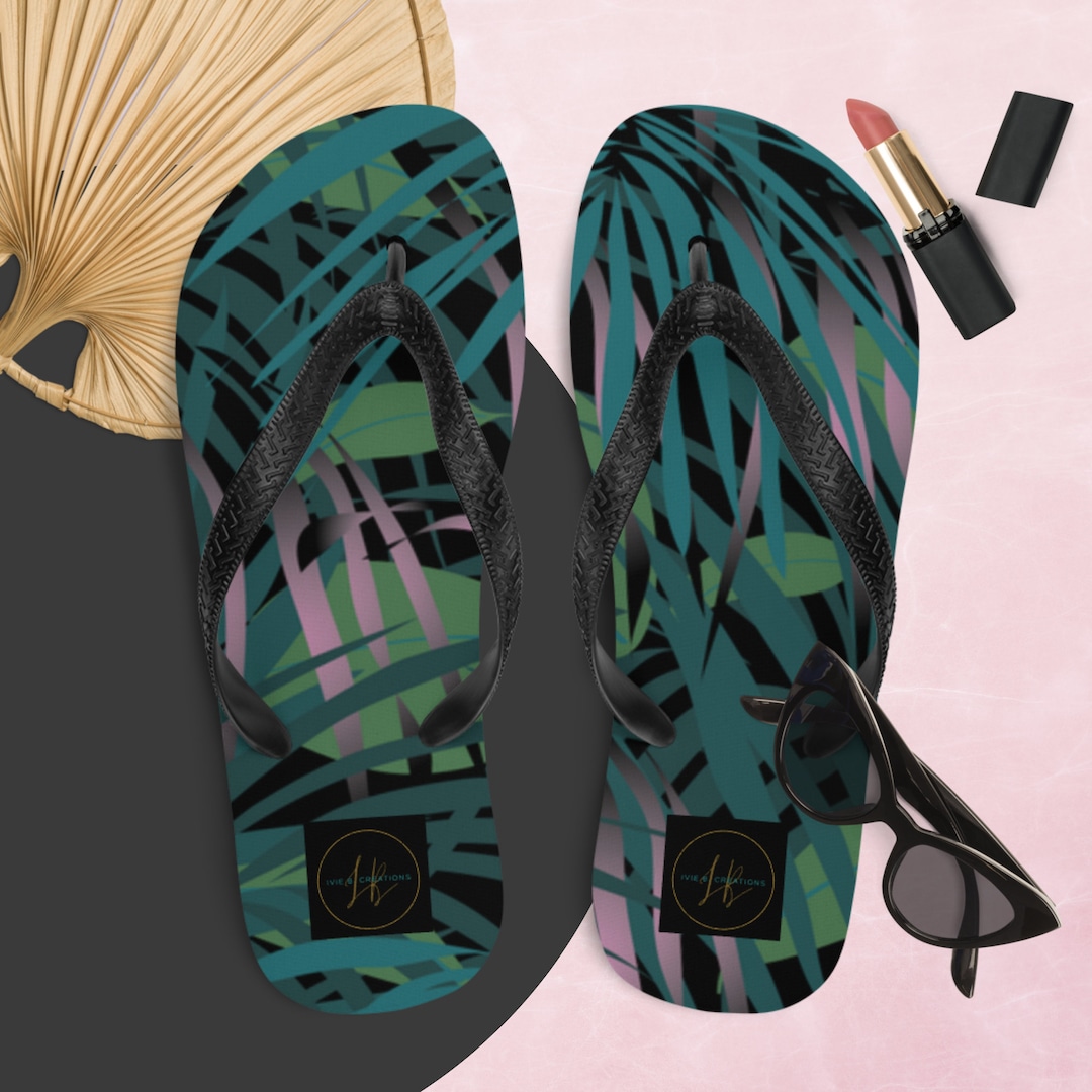 Tongs Femmes Douglas Paquette - Modèle Palmier, Taille US 9M, Neuves Sans Boîte