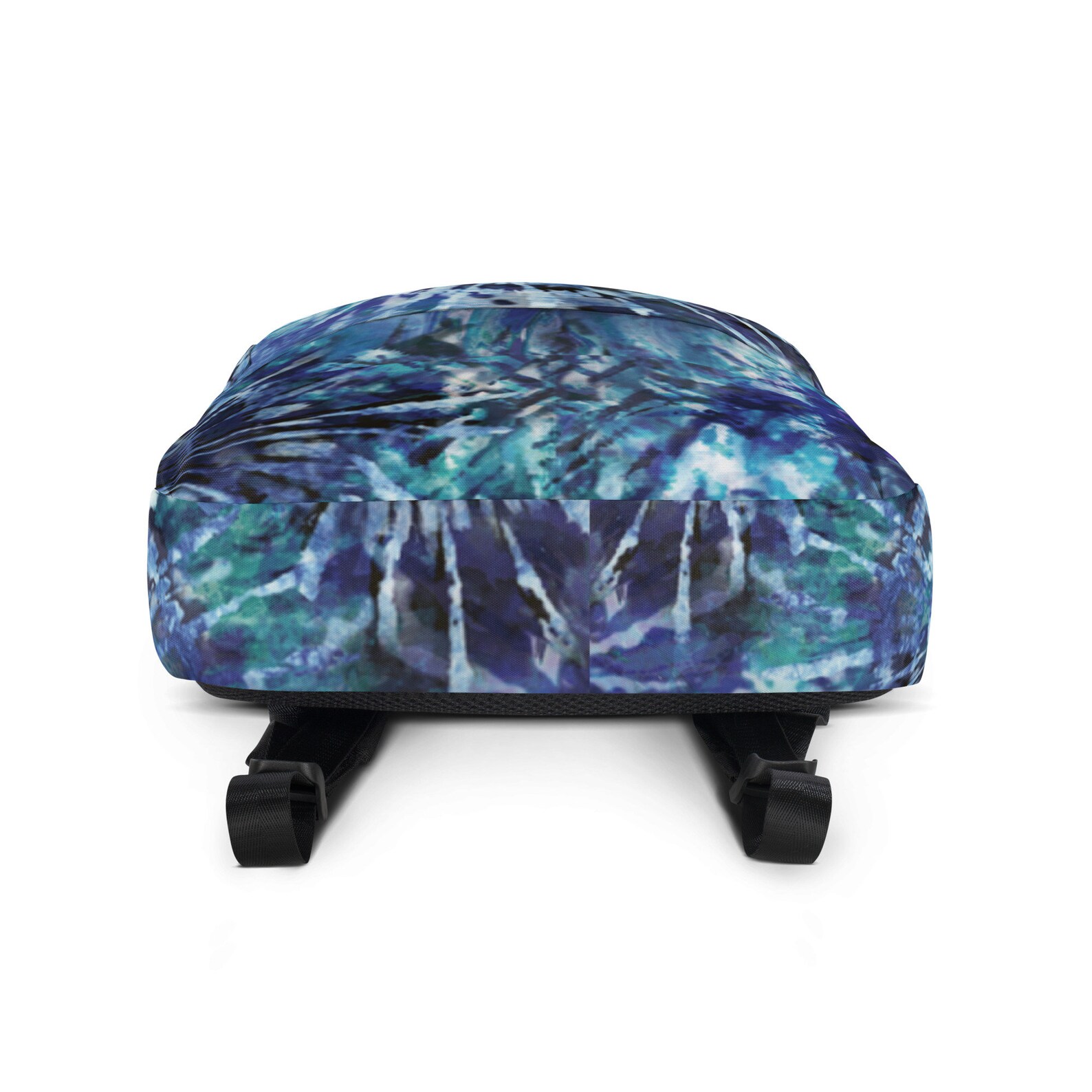 Blue Tie Dye Print Backpack