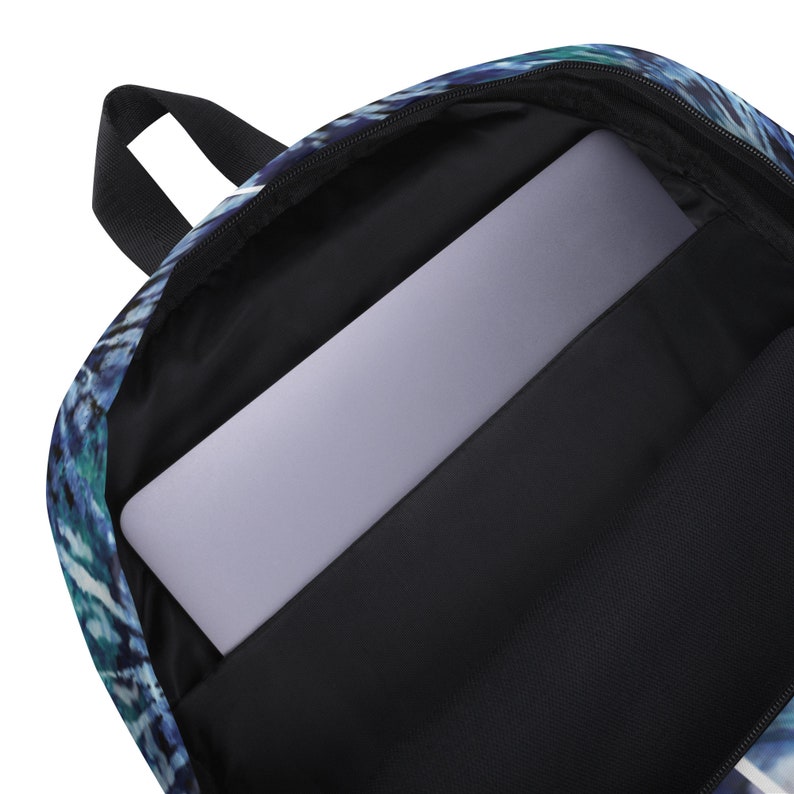 Spiral Blue Tie Dye Backpack