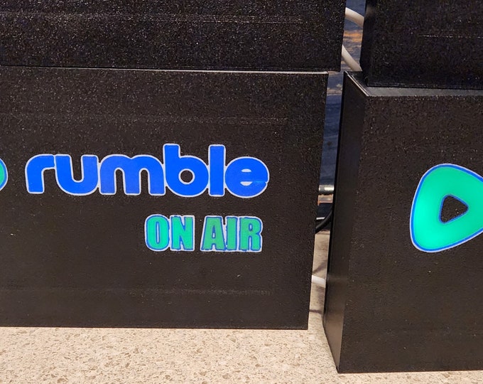 Rumble On Air LED Sign