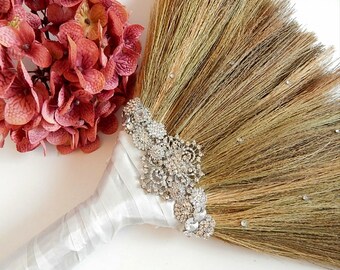 Bling And Brooch Wedding Jumping Broom The Mary Lane Etsy