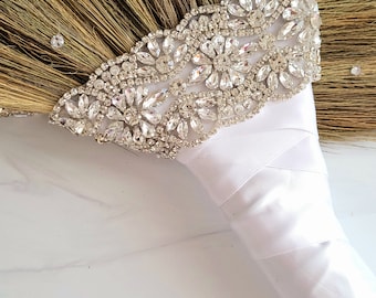 Wedding Jumping Broom Broom for wedding Jumping the Broom Bling Broom