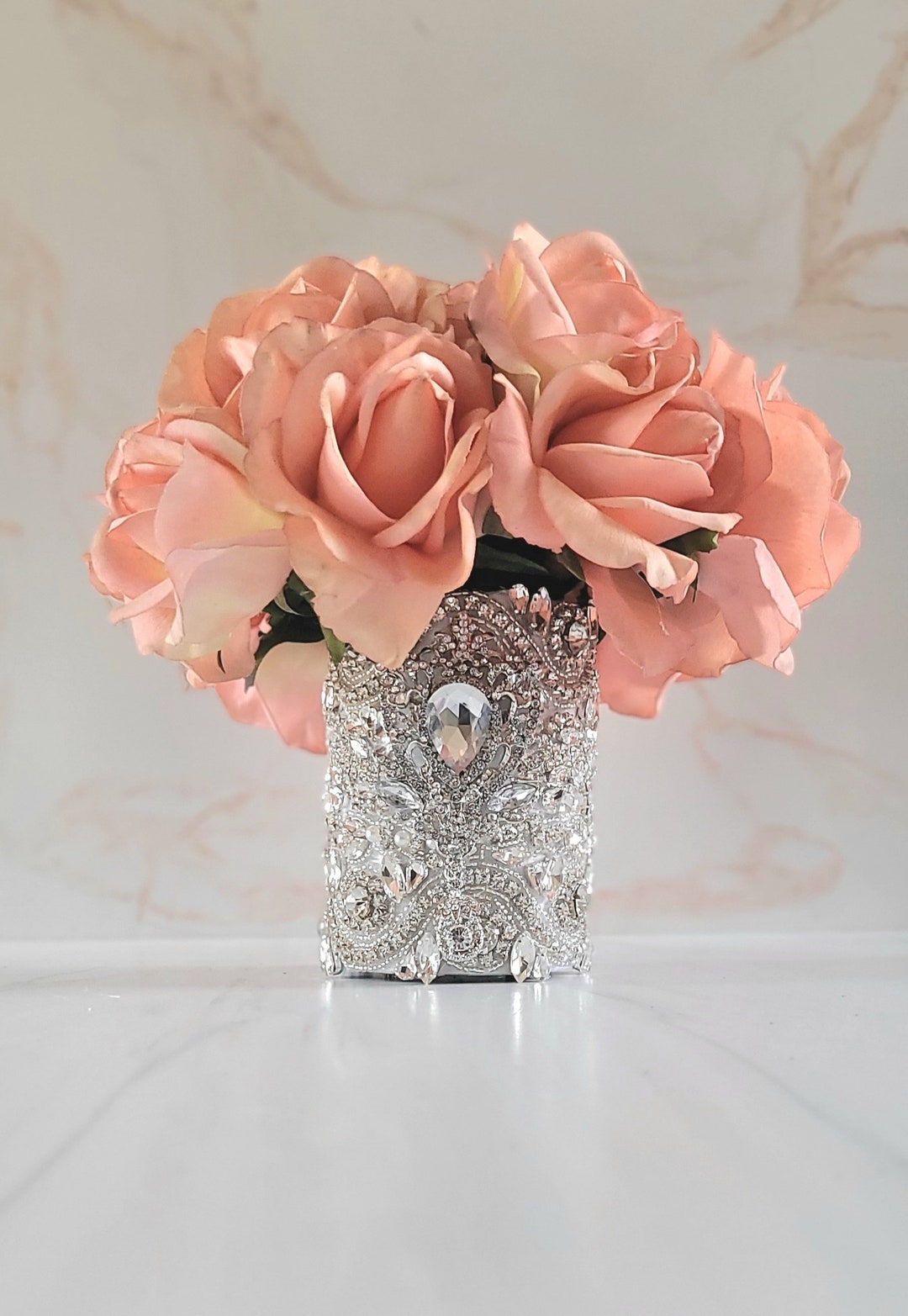 Bouquet Holder Rhinestone Bridal Bouquet Bridal Bouquet Holder Brooch