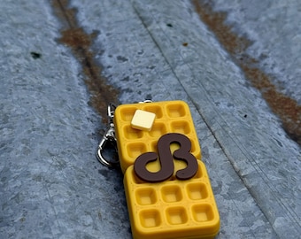 Daily Bread Waffle Keychain