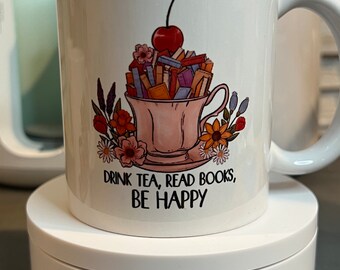 Drink Tea & Read Books Mug