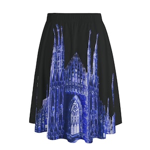 At The Church Gates Long Skirt - Blue