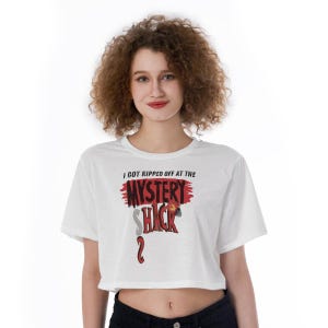 Mystery Shack Cropped Shirt