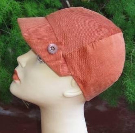 Items similar to Hat sewing pattern 22 inch headsize ladies flip peak