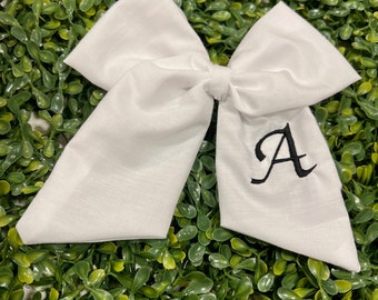 Girl personalize embroidery bow