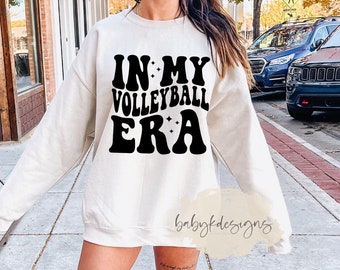 Volleyball Era Sweatshirt, Volleyball Player, Volleyball Sweater, Volleyball Crewneck, Retro Volleyball Shirt, Game Day Shirt, Spirit Wear