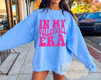 Volleyball Era Sweatshirt, Volleyball Player, Volleyball Sweater, Volleyball Crewneck, Retro Volleyball Shirt, Game Day Shirt, Spirit Wear