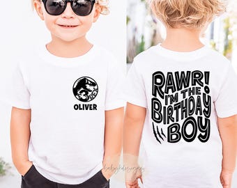Three Rex, 3 Rex Boys Dinosaur Birthday Shirt, 3 Rex Birthday T Shirt, 3rd Birthday Shirt, Dinosaur Birthday Party, Boy Dinosaur Shirts Rawr