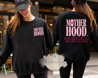 Motherhood Sweatshirt, Tour Shirt, Mama Sweater, Mothers Day Gift, New Mom, Mom Life Shirt, Cool Mom, Retro, Concert ,Funny Mom Sweatshirt