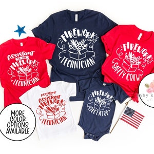 Family 4th Shirt, Kids 4th shirt, Assitant to the, 4th of July Shirt for women, Funny 4th Shirt,Patriotic Family shirt, fourth of july shirt image 1