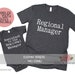 Matching Assistant to the Regional Manager and Regional manager shirts, mommy and me outfits, Father's day shirt, matching family shirts