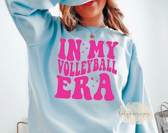 Volleyball Era Sweatshirt, Volleyball Player, Volleyball Sweater, Volleyball Crewneck, Retro Volleyball Shirt, Game Day Shirt, Spirit Wear