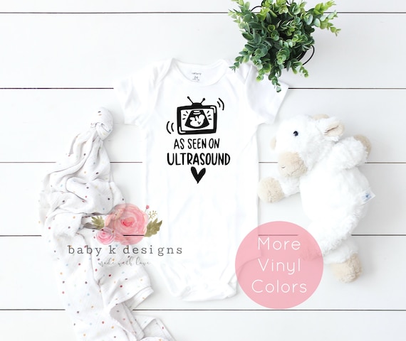 Ultra Sound Baby Onesie Shirt Shower Gift Funny Infant Newborn Clothes Gerber