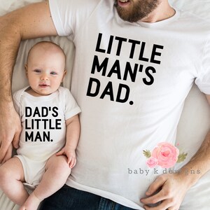 Father son shirt, Father's day shirt, Daddy and me shirt, Father son matching shirt, Matching Fathers Day Shirt, Dads Little Man Shirt