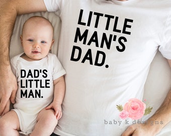 Father son shirt, Father's day shirt, Daddy and me shirt, Father son matching shirt, Matching Fathers Day Shirt, Dads Little Man Shirt