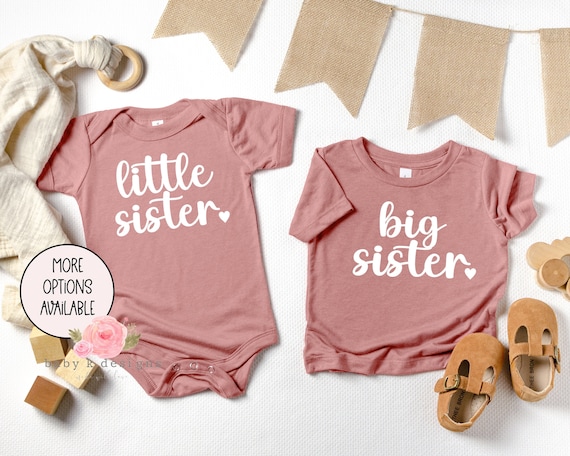 Big Sister Shirt Little Sister Shirt Sister T-shirt Big Sis | Etsy