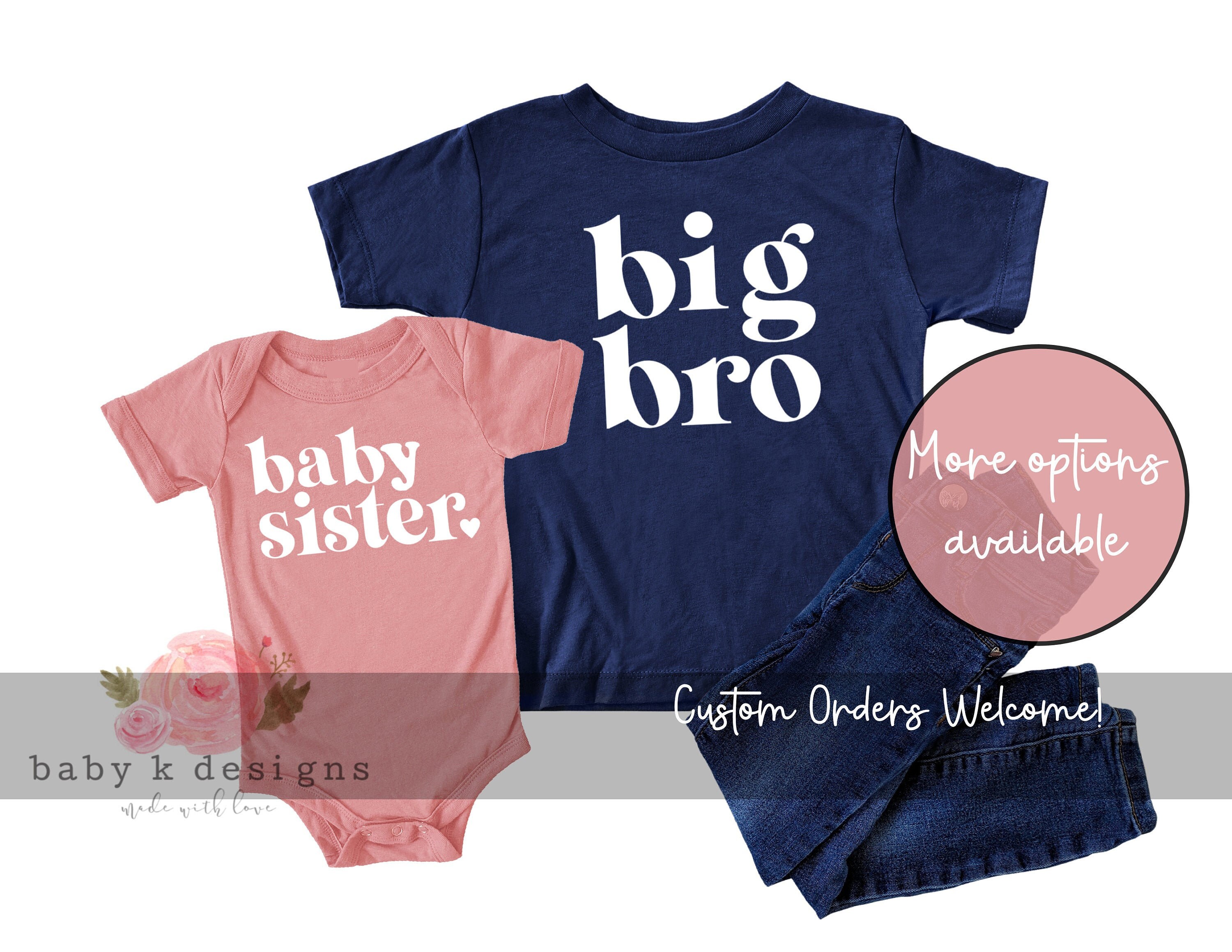 Lil sis onesie little sister shirt lil sis tshirt little Etsy