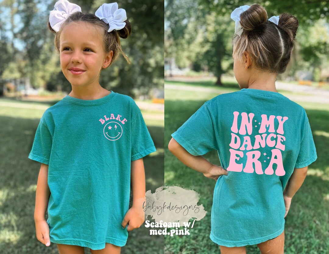 In My Dance Era, Girls Dance Shirt, Personalized Name Shirt, Toddler ...