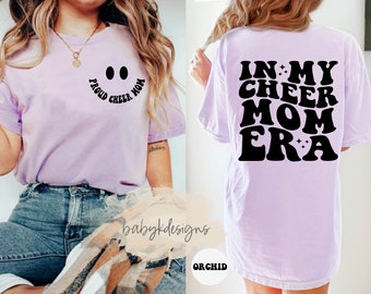 In My Cheer Mom Era Shirt, Mom Shirt, Oversized Mom Shirt, Retro Mom Shirt, Comfort Colors®Shirt,Concert Shirt, Cheerleader Mama Shirt