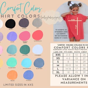Dear Person Behind Me, Comfort Colors® Aesthetic Oversized, Inspirational shirt, Trendy Youth Girl, Be Kind, Smile, Summer Tee, Kid T-shirt image 10