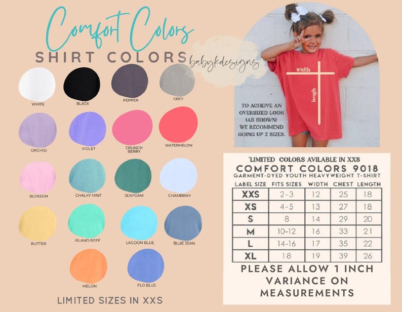 Dear Person Behind Me, Comfort Colors® Aesthetic Oversized, Inspirational shirt, Trendy Youth Girl, Be Kind, Smile, Summer Tee, Kid T-shirt image 10