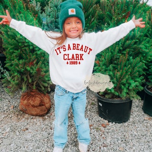 It's a Beaut Clark Sweatshirt, Boy Funny Christmas Shirt, Kids Christmas Sweatshirt,Girl Christmas Crewneck Sweater, Griswold Vacation Shirt