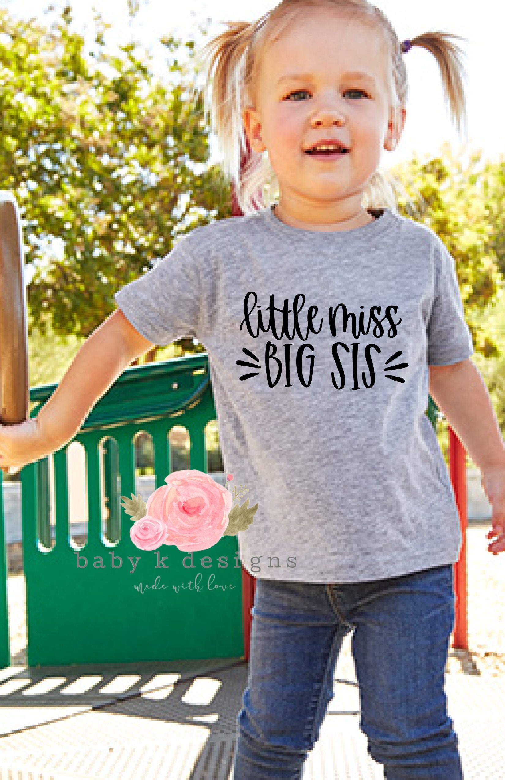 Little miss baby sis shirt baby sister shirt baby sister Etsy