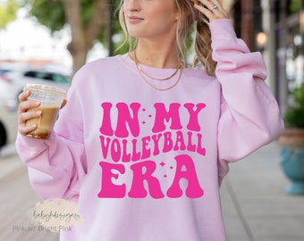 Volleyball Era Sweatshirt, Volleyball Player, Volleyball Sweater, Volleyball Crewneck, Retro Volleyball Shirt, Game Day Shirt, Spirit Wear