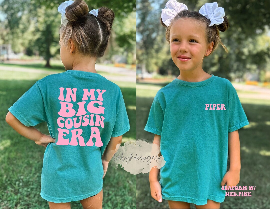 Big Cousin (Only Grandchild Crossed Out) Cute & Funny Shirt main image 0
