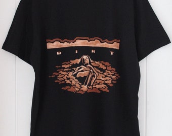 Op maat gebleekt geverfd T-shirt
