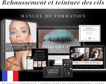 Eyelash Lift & Tint Training Manual | Esthetician Canva Ebook (Digital Download)