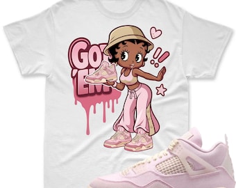 GOT'EM! Shirt To Match Air Jordan 4 Pearl Pink and Iced Carmine, Jordan 4 Pearl Pink Matching Shirt, Jordan 4 Iced Carmine Match Shirt