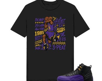 shirts to go with black and purple 12s